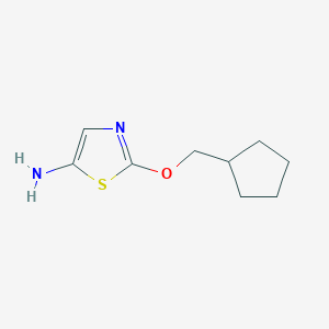 2-(Cyclopentylmethoxy)-1,3-thiazol-5-amine