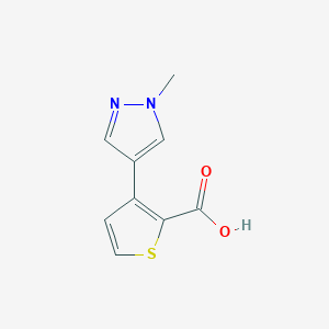 3-(1-methyl-1H-pyrazol-4-yl)thiophene-2-carboxylic acid