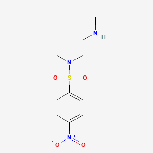 N-Methyl-N-[2-(methylamino)ethyl]-4-nitrobenzene-1-sulfonamide