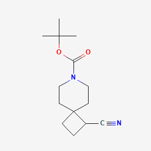 Tert-butyl 1-cyano-7-azaspiro[3.5]nonane-7-carboxylate