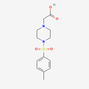 molecular formula C13H18N2O4S B13324723 2-(4-Tosylpiperazin-1-yl)acetic acid 