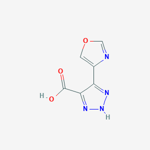 5-(1,3-oxazol-4-yl)-2H-triazole-4-carboxylic acid