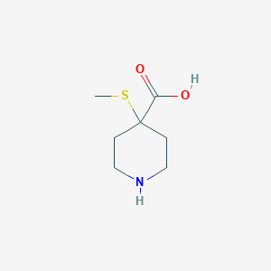 4-(Methylsulfanyl)piperidine-4-carboxylic acid