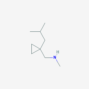 Methyl(([1-(2-methylpropyl)cyclopropyl]methyl))amine