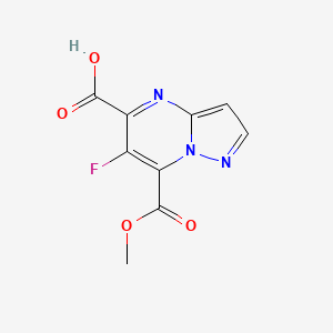 6-Fluoro-7-(methoxycarbonyl)pyrazolo[1,5-a]pyrimidine-5-carboxylic acid