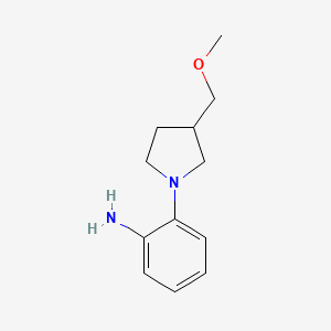 2-(3-(Methoxymethyl)pyrrolidin-1-yl)aniline