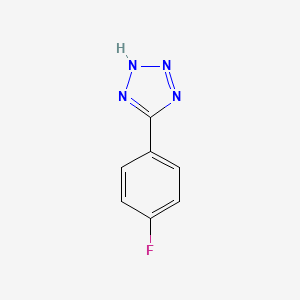 molecular formula C7H5FN4 B1332492 5-(4-氟苯基)-1H-四唑 CAS No. 50907-21-6