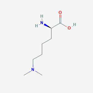 molecular formula C8H18N2O2 B13324945 (R)-2-Amino-6-(dimethylamino)hexanoicacid 