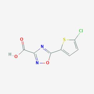 5-(5-Chlorothiophen-2-yl)-1,2,4-oxadiazole-3-carboxylic acid