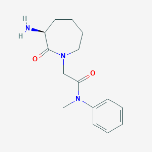 (S)-2-(3-Amino-2-oxoazepan-1-yl)-N-methyl-N-phenylacetamide