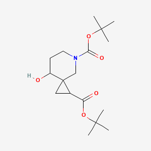 Di-tert-butyl 8-hydroxy-5-azaspiro[2.5]octane-1,5-dicarboxylate