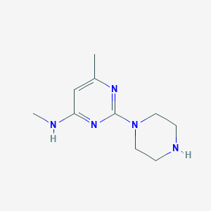 N,6-dimethyl-2-(piperazin-1-yl)pyrimidin-4-amine