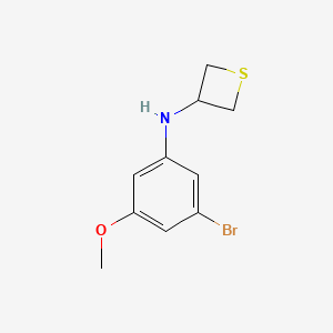 N-(3-Bromo-5-methoxyphenyl)thietan-3-amine