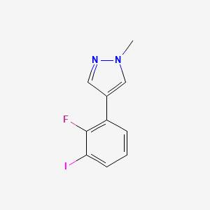 4-(2-Fluoro-3-iodophenyl)-1-methyl-1H-pyrazole