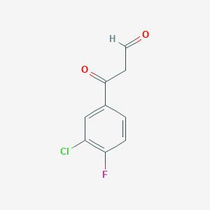 3-(3-Chloro-4-fluorophenyl)-3-oxopropanal