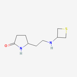 5-(2-(Thietan-3-ylamino)ethyl)pyrrolidin-2-one