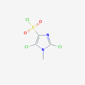 2,5-dichloro-1-methyl-1H-imidazole-4-sulfonyl chloride