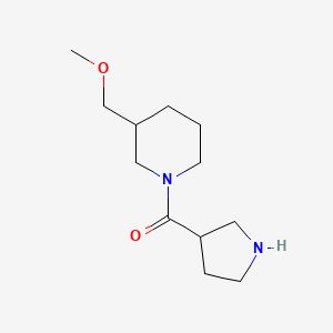 (3-(Methoxymethyl)piperidin-1-yl)(pyrrolidin-3-yl)methanone