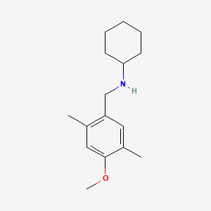 N-(4-methoxy-2,5-dimethylbenzyl)cyclohexanamine