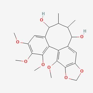 molecular formula C23H28O8 B13325103 KadangustinL 