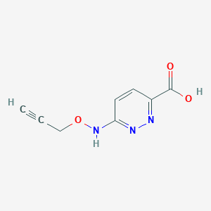 6-[(Prop-2-yn-1-yloxy)amino]pyridazine-3-carboxylic acid