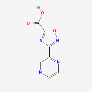 3-Pyrazin-2-yl-1,2,4-oxadiazole-5-carboxylic acid