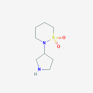 2-(Pyrrolidin-3-yl)-1lambda6,2-thiazinane-1,1-dione