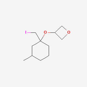 3-{[1-(Iodomethyl)-3-methylcyclohexyl]oxy}oxetane