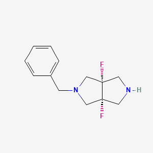 Rel-(3aR,6aS)-2-benzyl-3a,6a-difluorooctahydropyrrolo[3,4-c]pyrrole