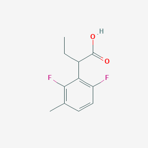 2-(2,6-Difluoro-3-methylphenyl)butanoic acid