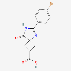 6-(4-Bromophenyl)-8-oxo-5,7-diazaspiro[3.4]oct-5-ene-2-carboxylic acid