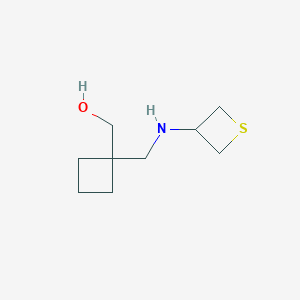 (1-((Thietan-3-ylamino)methyl)cyclobutyl)methanol