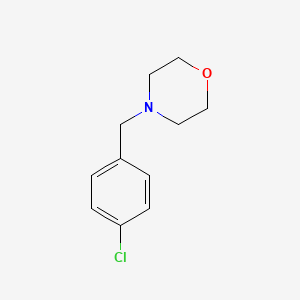 molecular formula C11H14ClNO B1332539 4-(4-Chlorobenzyl)morpholine CAS No. 6425-43-0