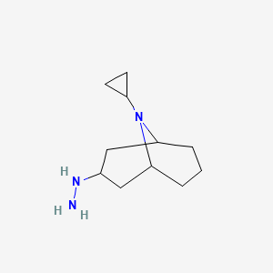 9-Cyclopropyl-3-hydrazinyl-9-azabicyclo[3.3.1]nonane