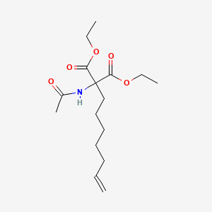 Diethyl acetamido(hept-6-en-1-yl)propanedioate