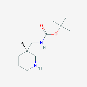 tert-Butyl (R)-((3-methylpiperidin-3-yl)methyl)carbamate