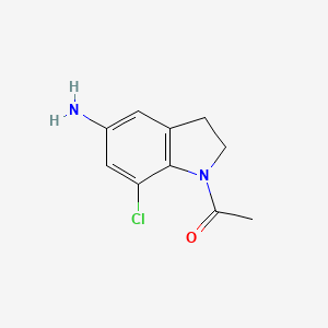 1-(5-Amino-7-chloroindolin-1-yl)ethan-1-one