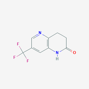 7-(Trifluoromethyl)-3,4-dihydro-1,5-naphthyridin-2(1h)-one