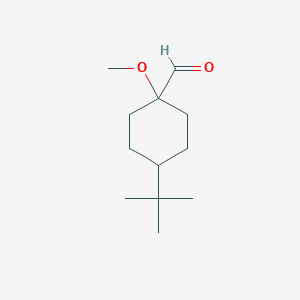 4-tert-Butyl-1-methoxycyclohexane-1-carbaldehyde