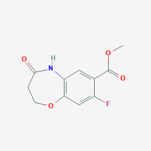 Methyl 8-fluoro-4-oxo-2,3,4,5-tetrahydrobenzo[b][1,4]oxazepine-7-carboxylate