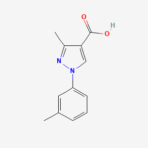 3-methyl-1-(3-methylphenyl)-1H-pyrazole-4-carboxylic acid