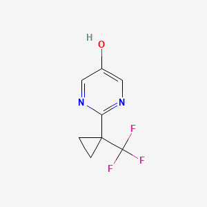 2-(1-(Trifluoromethyl)cyclopropyl)pyrimidin-5-ol