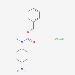 Rel-benzyl ((1s,4s)-4-aminocyclohexyl)(methyl)carbamate hydrochloride