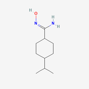 N'-hydroxy-4-(propan-2-yl)cyclohexane-1-carboximidamide