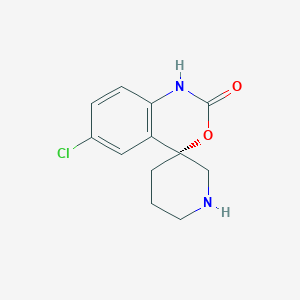 molecular formula C12H13ClN2O2 B13325634 (R)-6-Chlorospiro[benzo[d][1,3]oxazine-4,3'-piperidin]-2(1H)-one 