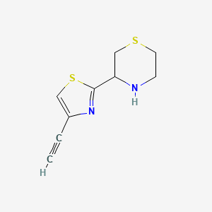 3-(4-Ethynylthiazol-2-yl)thiomorpholine