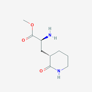 Methyl (S)-2-amino-3-((S)-2-oxopiperidin-3-yl)propanoate