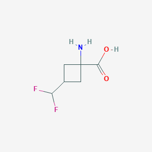 1-Amino-3-(difluoromethyl)cyclobutane-1-carboxylic acid