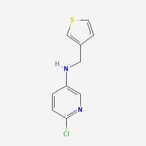 6-chloro-N-(thiophen-3-ylmethyl)pyridin-3-amine