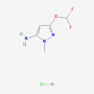 3-(Difluoromethoxy)-1-methyl-1H-pyrazol-5-amine hydrochloride